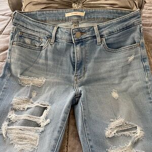 Levi's Women's Jeans in Soft Blue